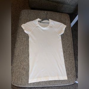 White swiftly tech short sleeve